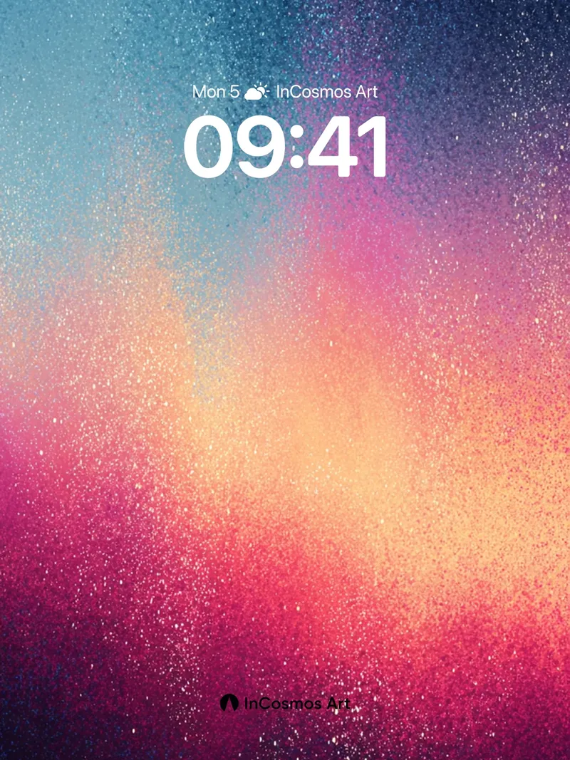 Cosmic Drift Wallpaper with Starlight Veil