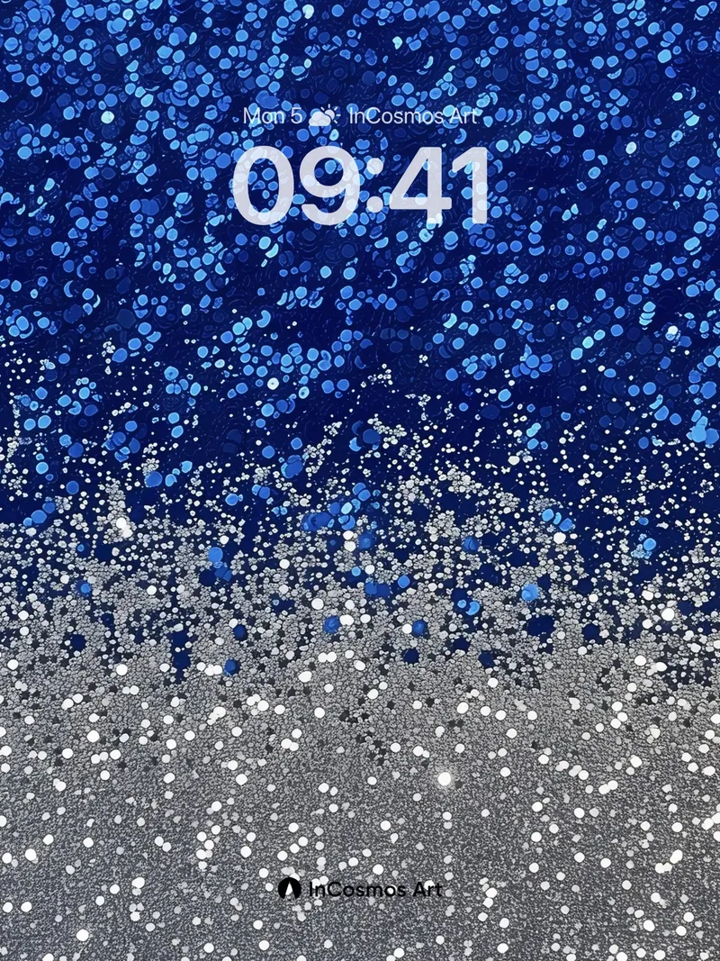 Cosmic Drift Wallpaper with Starlight Gradient