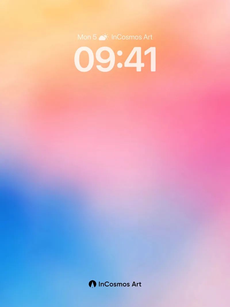 Luminous Gradient Wallpaper with Ethereal Hues
