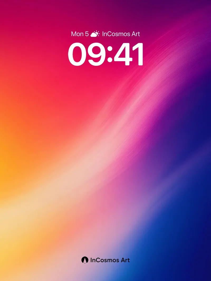 Luminous Flow Wallpaper with Ethereal Gradient
