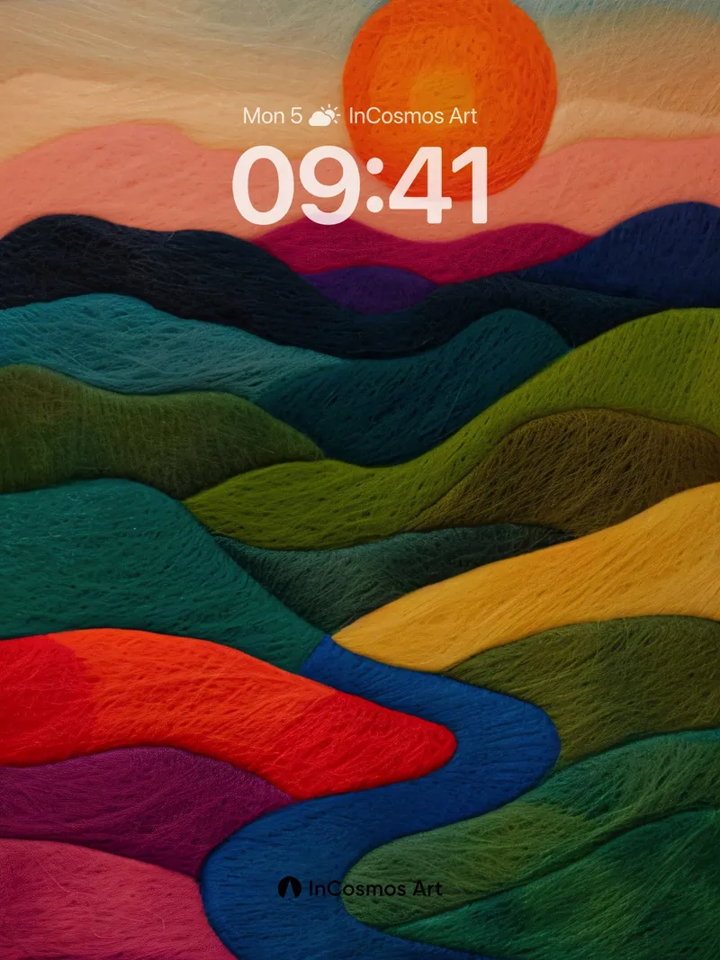 Velvet Horizon Wallpaper with Sunlit Rivers
