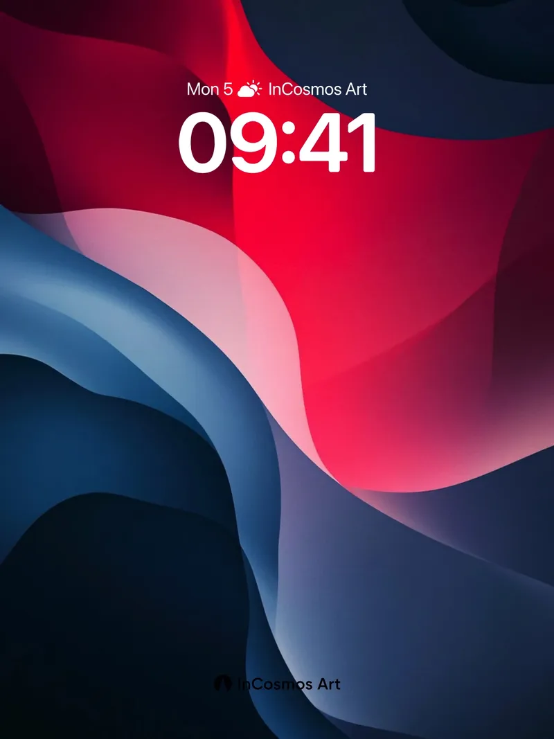 Velvet Wave Wallpaper with Liquid Light