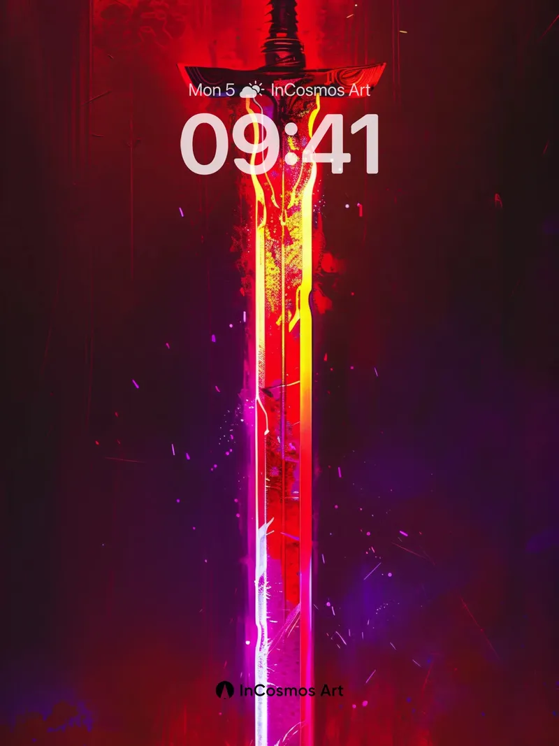 Crimson Ember Wallpaper with Pulse of Fire