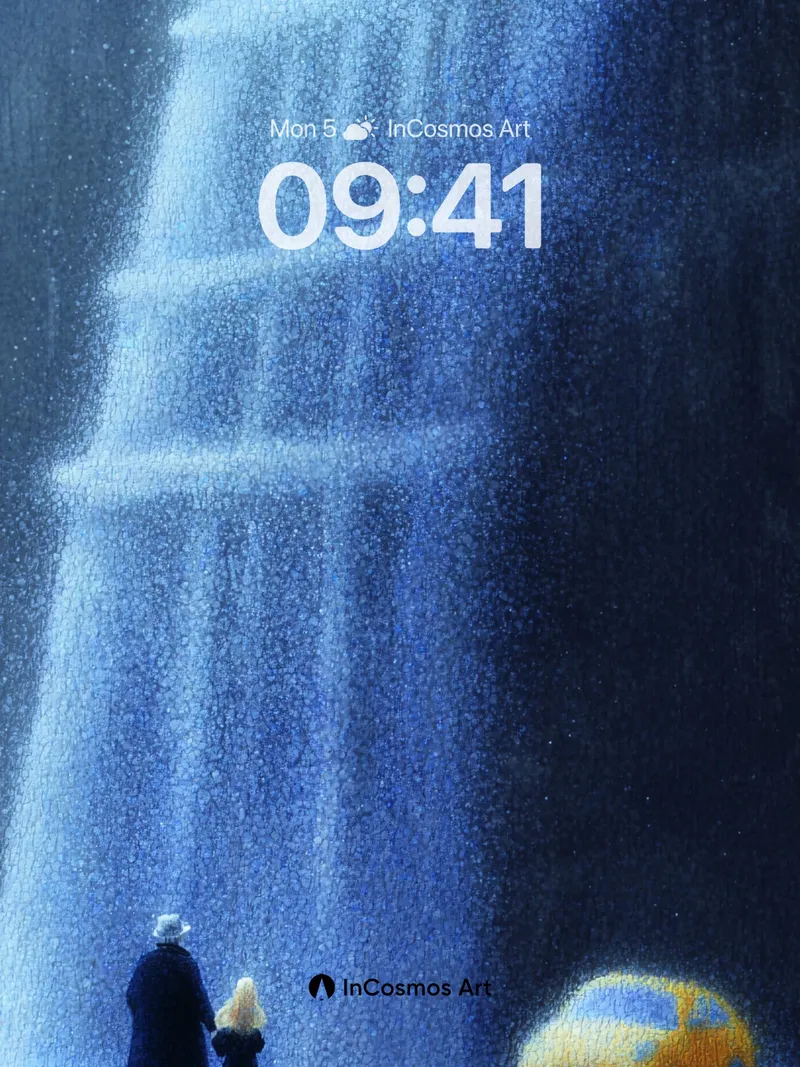 Frozen Echo Wallpaper with Silent Steps