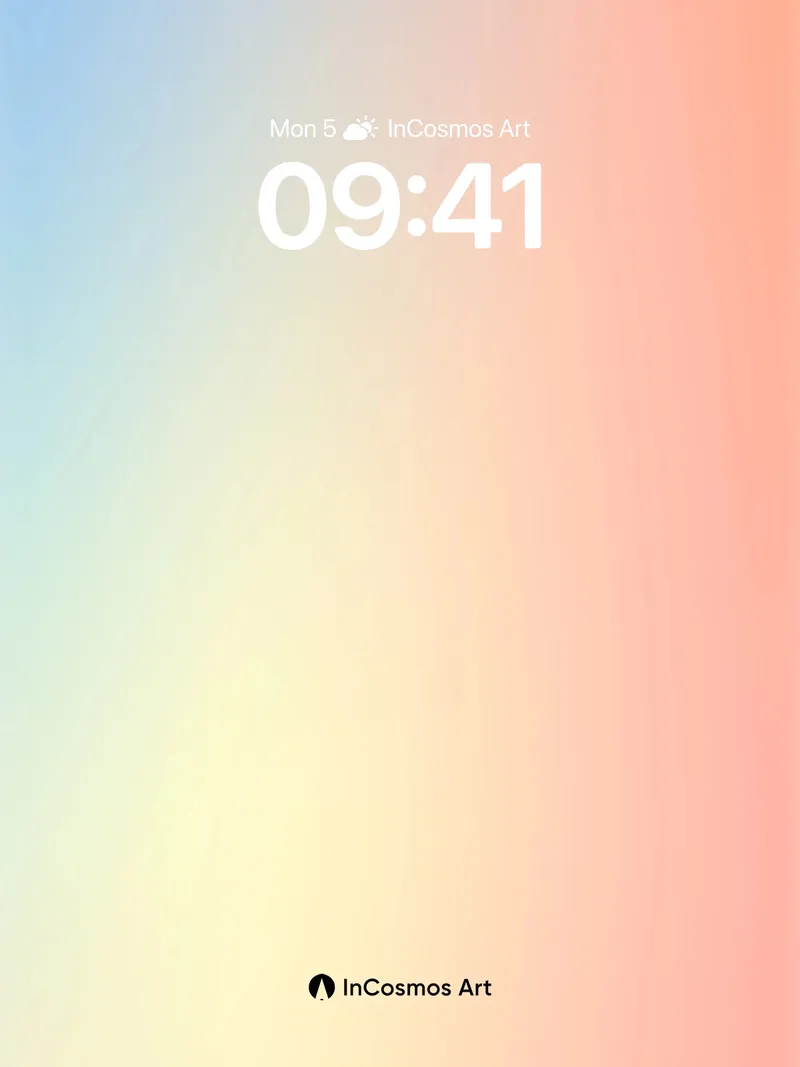 Soft Gradient Wallpaper with Ethereal Light Flow