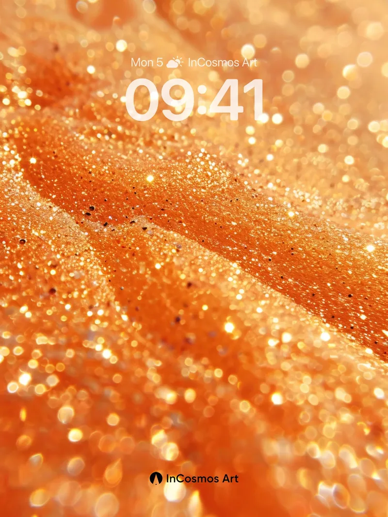 Golden Dust Wallpaper with Sunlit Veins