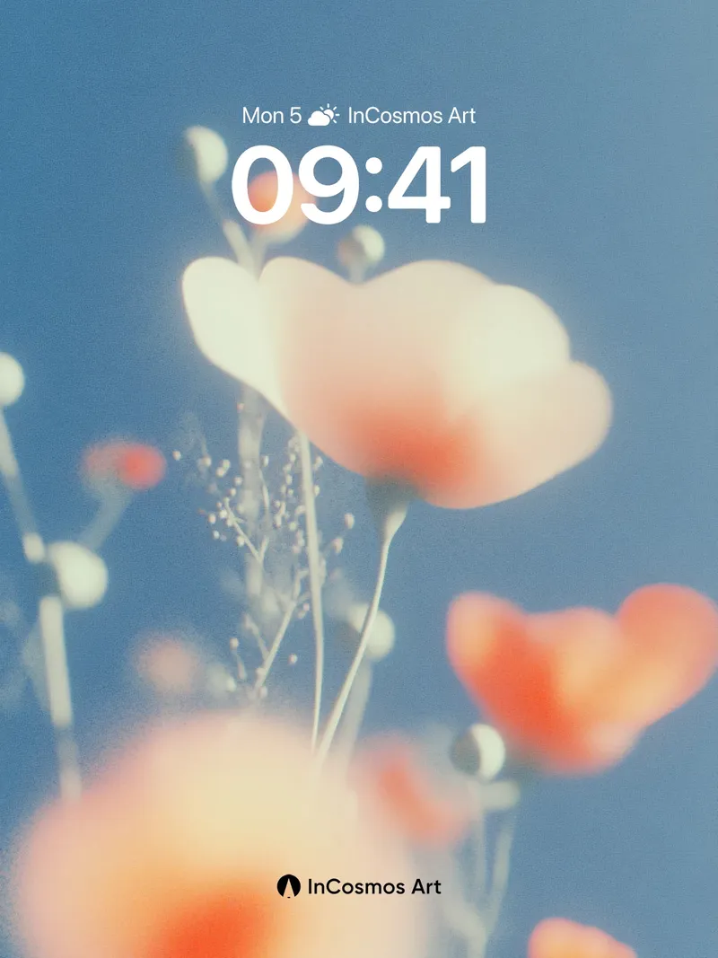 Serene Bloom Wallpaper with Ethereal Light