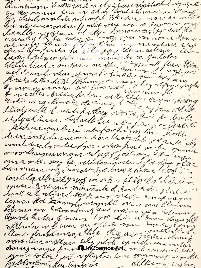 Inkwell Whispers Wallpaper with Cursive Echoes