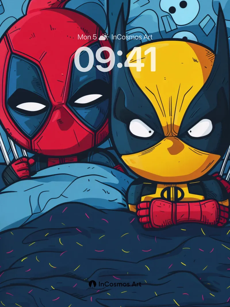 Playful Nightwatch Wallpaper with Comic Charm