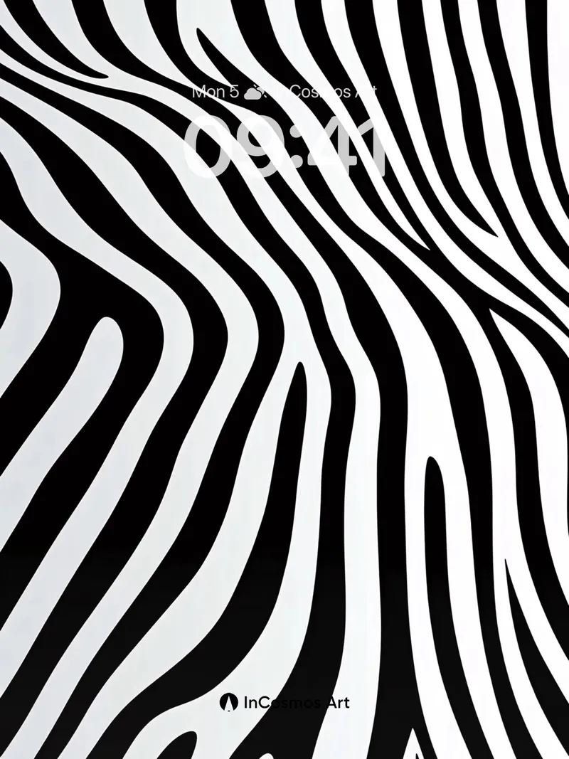 Whispering Stripes Wallpaper with Optical Flow