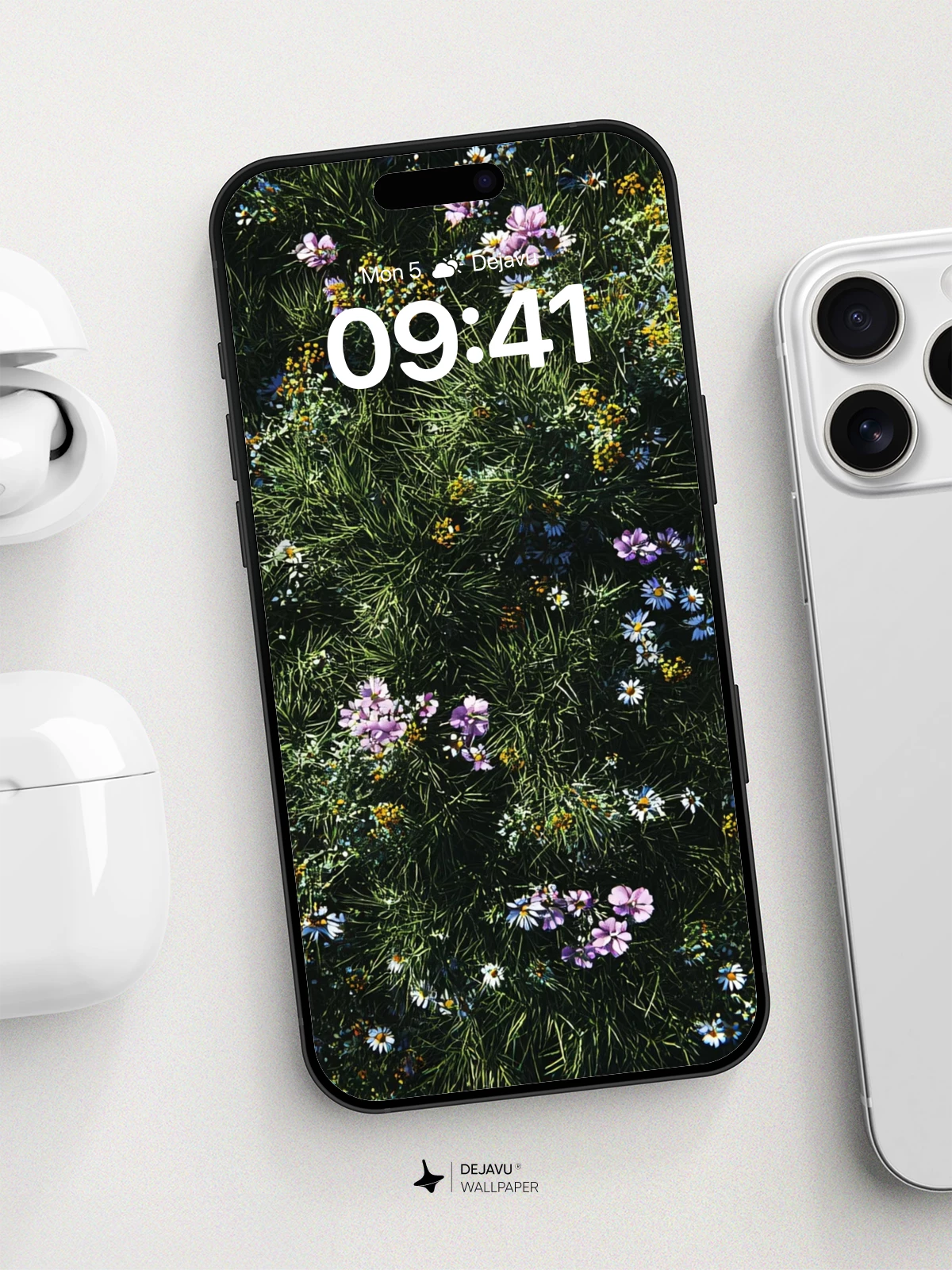 Wildflower Meadow Wallpaper 8K for iPhone and Android