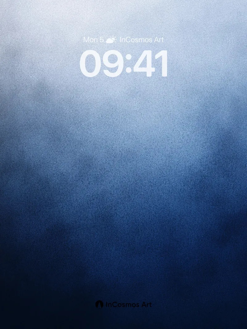 Nocturnal Hush Wallpaper with Deep Indigo Veil