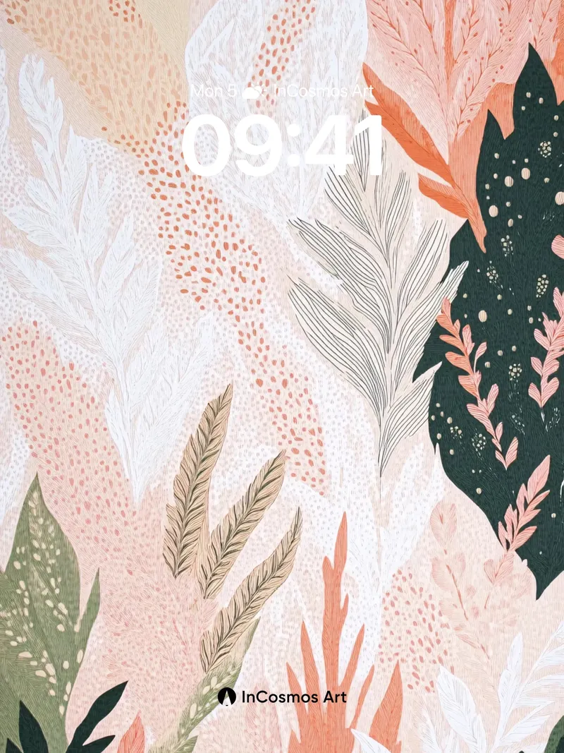 Whispering Fern Wallpaper with Dappled Light