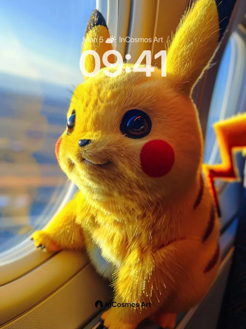 Golden Gaze Wallpaper with Window Light