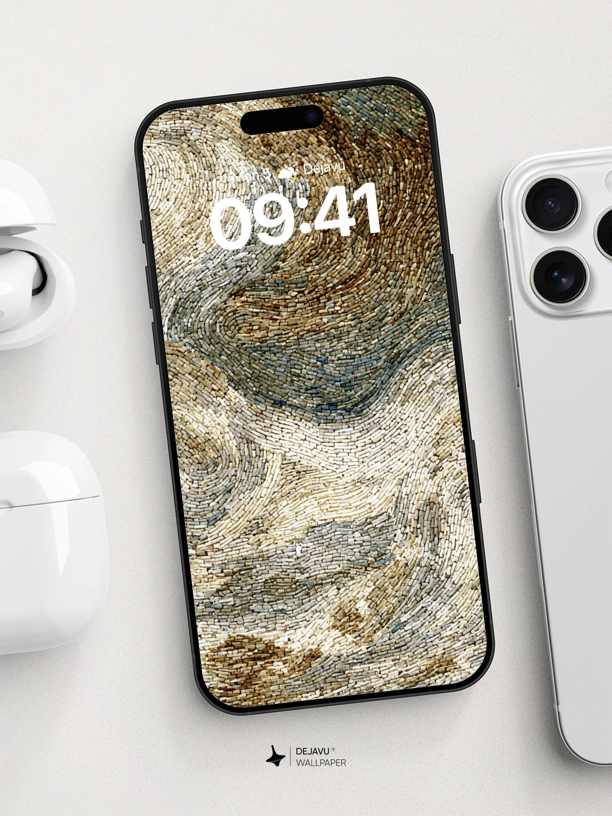 Van Gogh-Inspired Stormy Swirls Wallpaper 8K for iPhone and Android