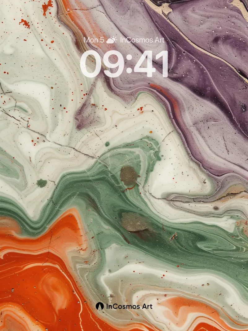 Velvet Abyss Wallpaper with Living Color Veins