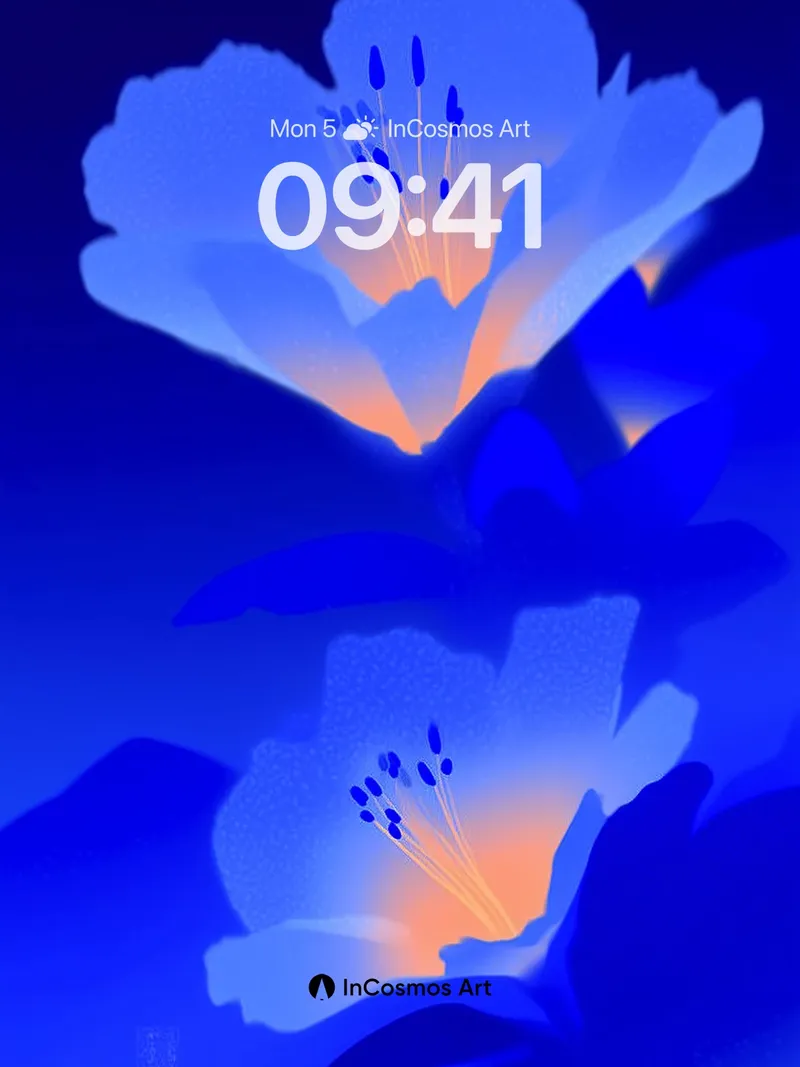 Luminous Bloom Wallpaper with Ethereal Light