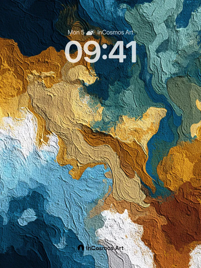 Terraformed Dreams Wallpaper with Topographic Pulse