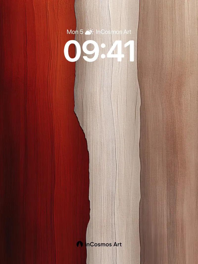 Velvet Divide Wallpaper with Torn Light