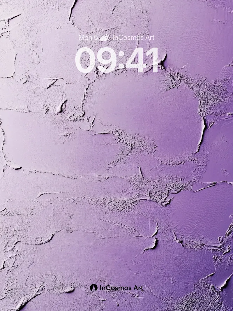 Lavender Hush Wallpaper with Textured Depth