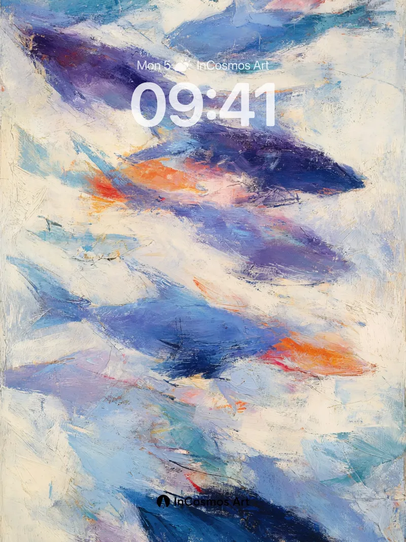 Whispering Currents Wallpaper with Floating Depth