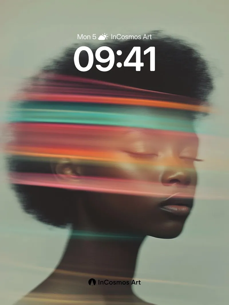 Spectral Serenity Wallpaper with Motion Veil