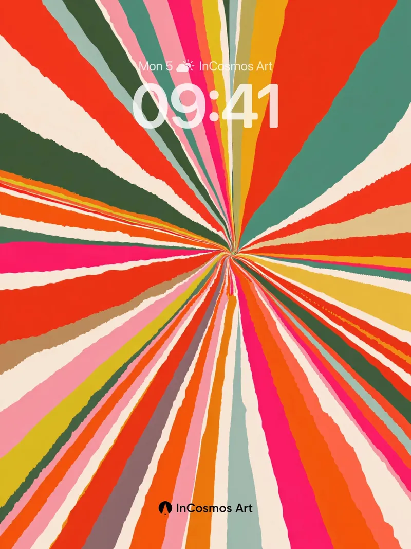 Radiant Pulse Wallpaper with Swirling Color Fields
