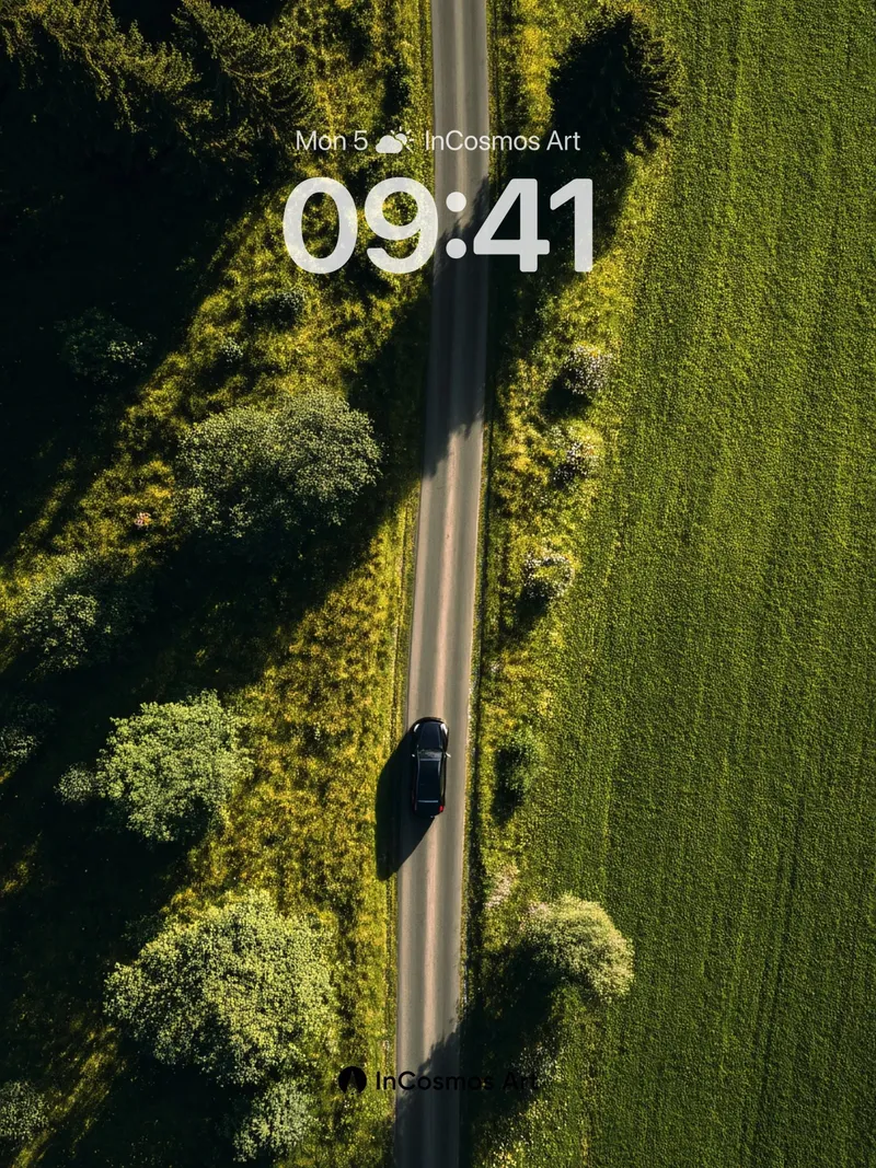 Serenity Road Wallpaper with Midnight Shadow