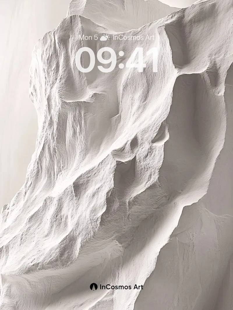 Silken Cliff Wallpaper with Ethereal Light