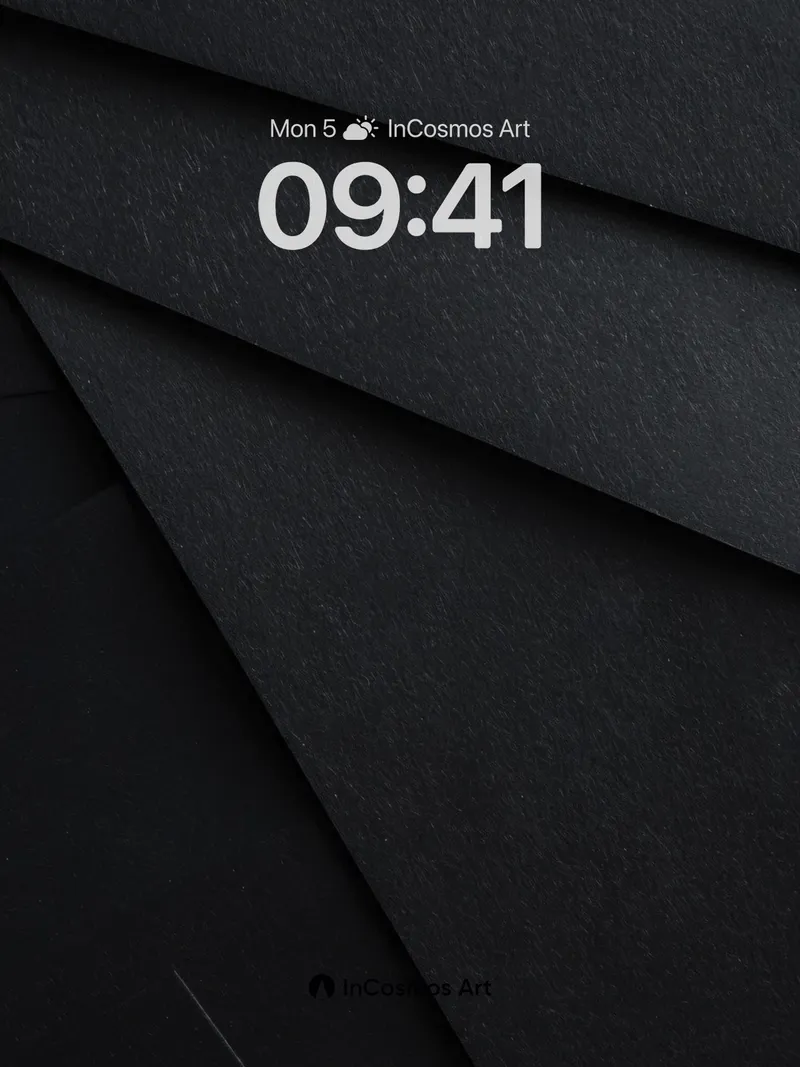 Shadowed Geometry Wallpaper with Textured Depth
