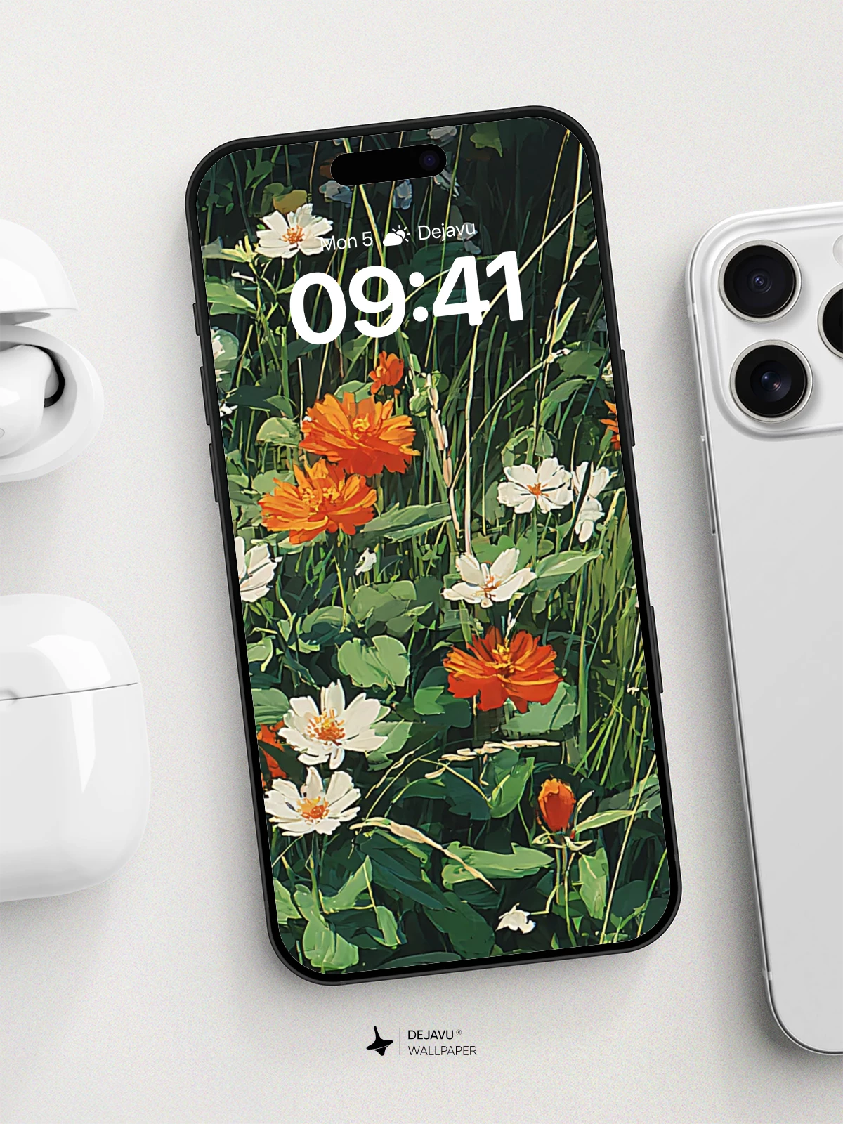 Wildflower Meadow Wallpaper 8K for iPhone and Android