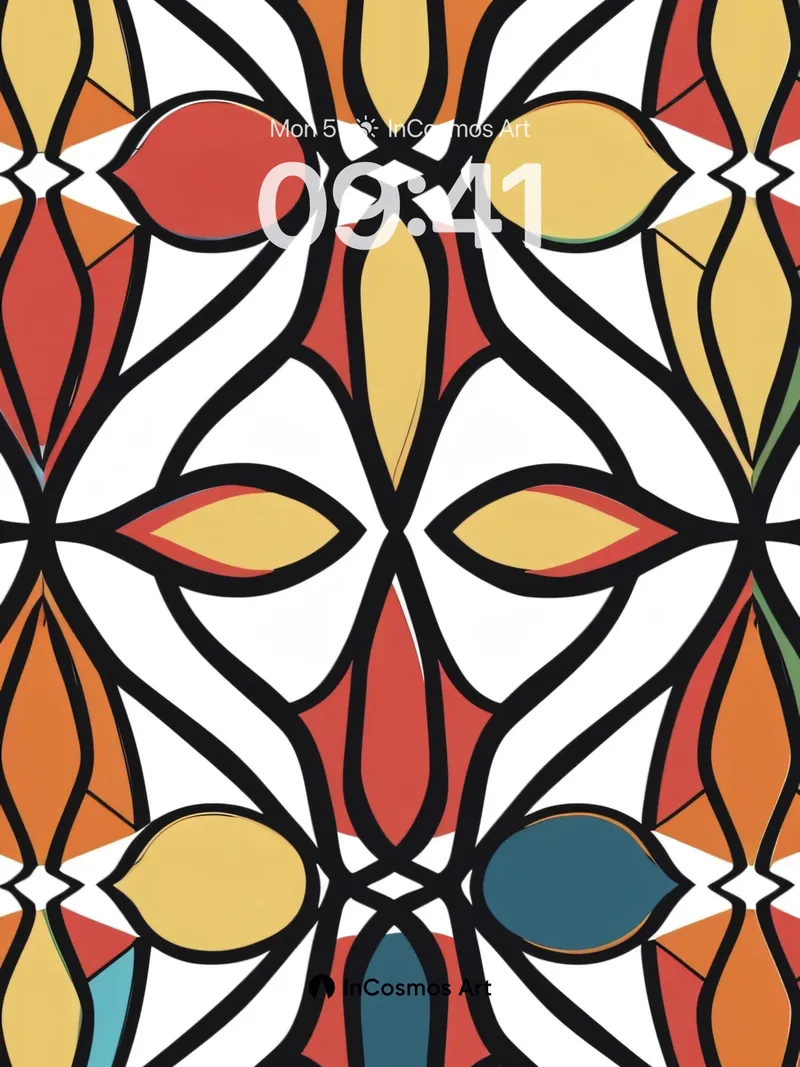 Geometric Reverie Wallpaper with Art Deco Echoes