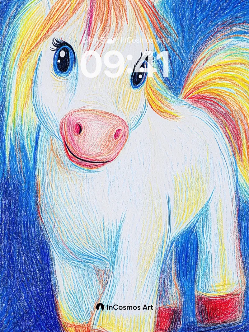 Rainbow Whimsy Wallpaper with Soft Light Hues