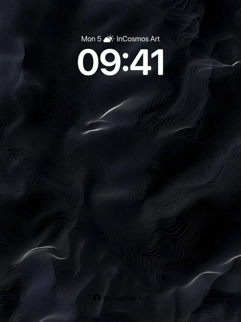 Silken Shadow Wallpaper with Whispering Lines