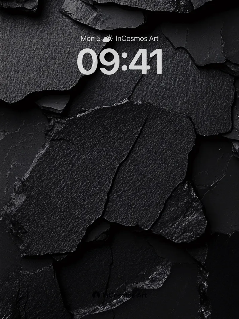 Shadowed Stone Wallpaper with Fractured Depth