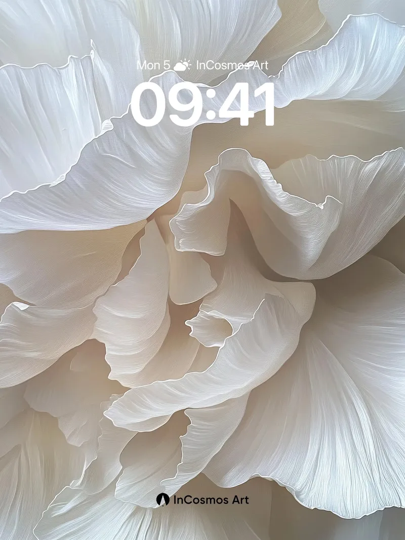 Silken Reverie Wallpaper with Breathable Petals