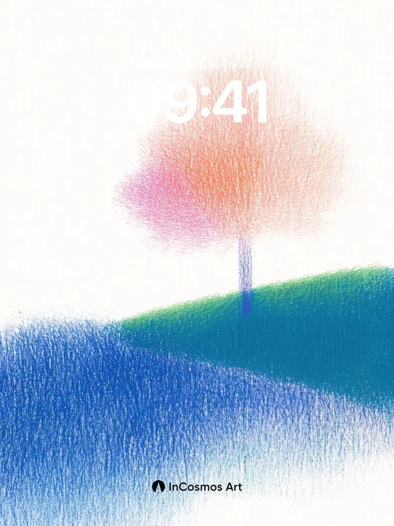 Serenity Bloom Wallpaper with Hazy Light