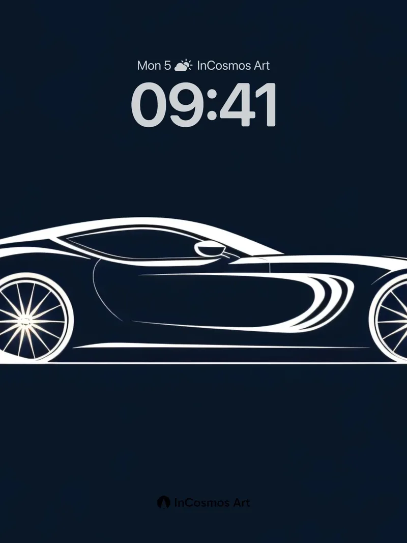 Silent Velocity Wallpaper with Phantom Lines