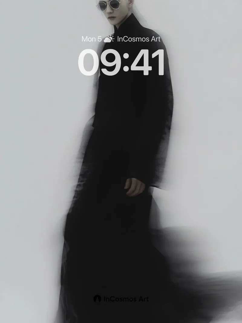 Silent Drift Wallpaper with Motion Blur