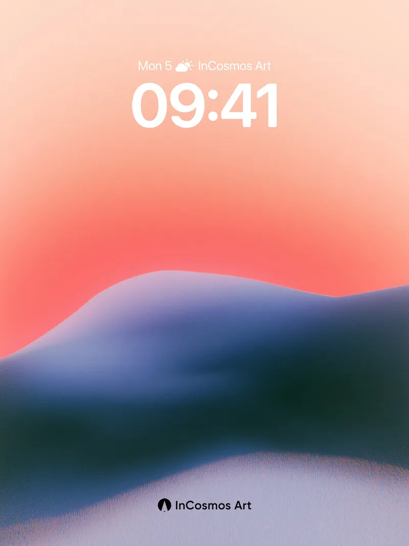 Serenity Ridge Wallpaper with Gradient Hush