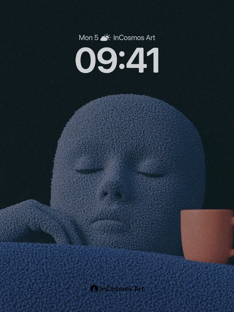 Serenity Sphere Wallpaper with Textured Slumber