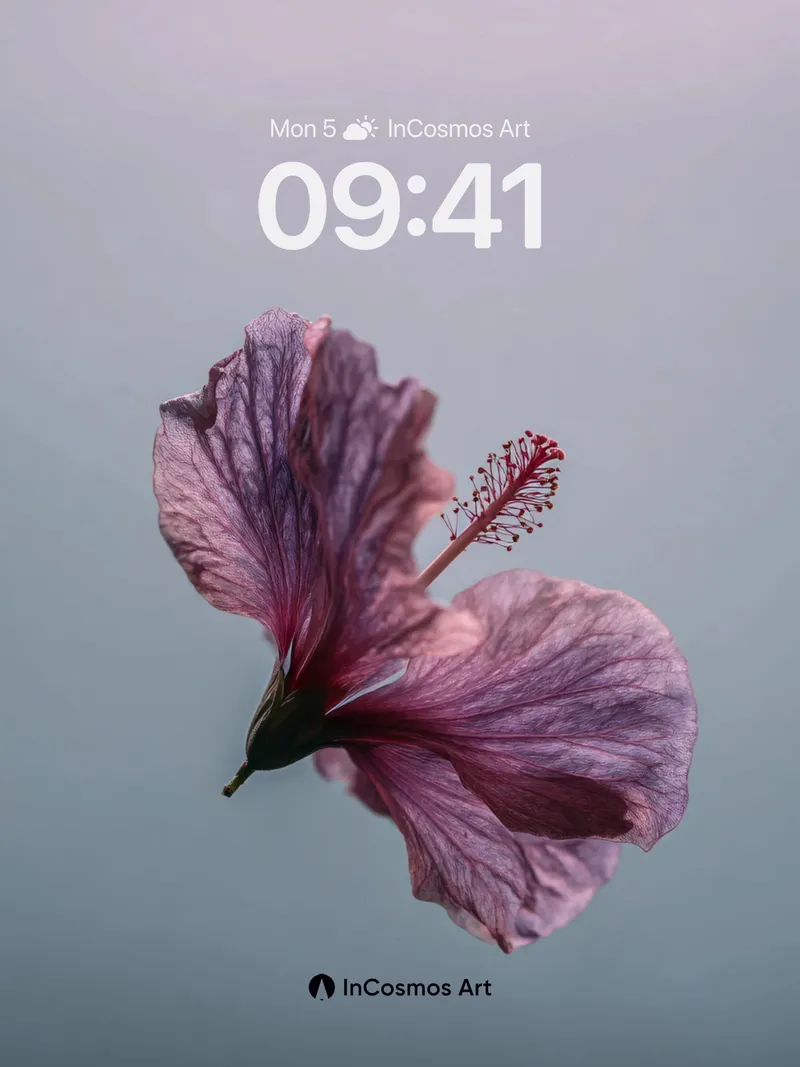 Floating Petal Wallpaper with Ethereal Light