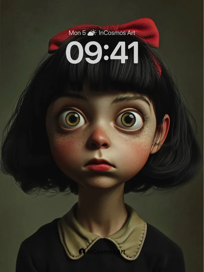 Eyes of Wonder Wallpaper with Velvet Shadows