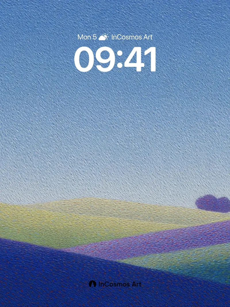 Serenity Sphere Wallpaper with Rolling Hues