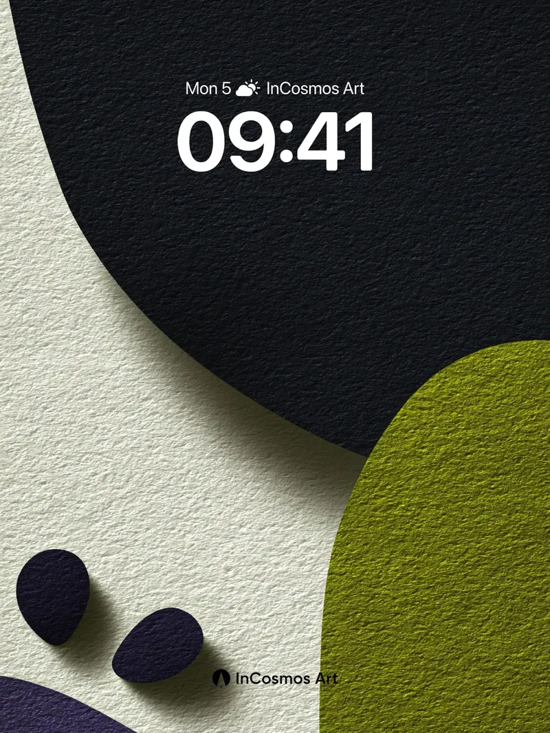 Velvet Echo Wallpaper with Organic Curves