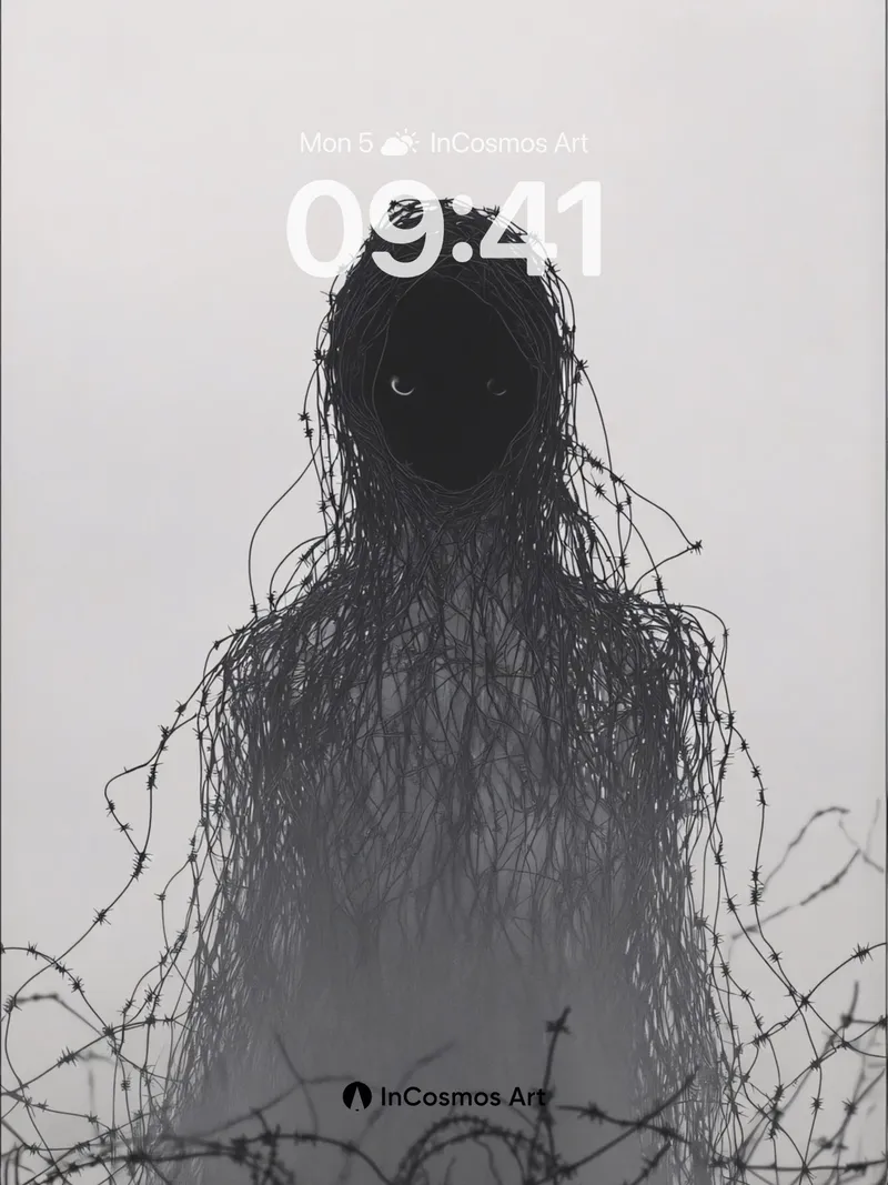 Shadow Weave Wallpaper with Barbed Veil
