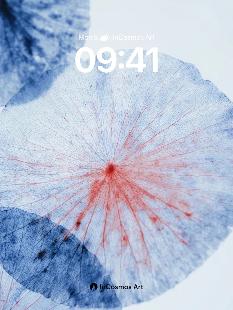 Serene Veil Wallpaper with Radiant Threads