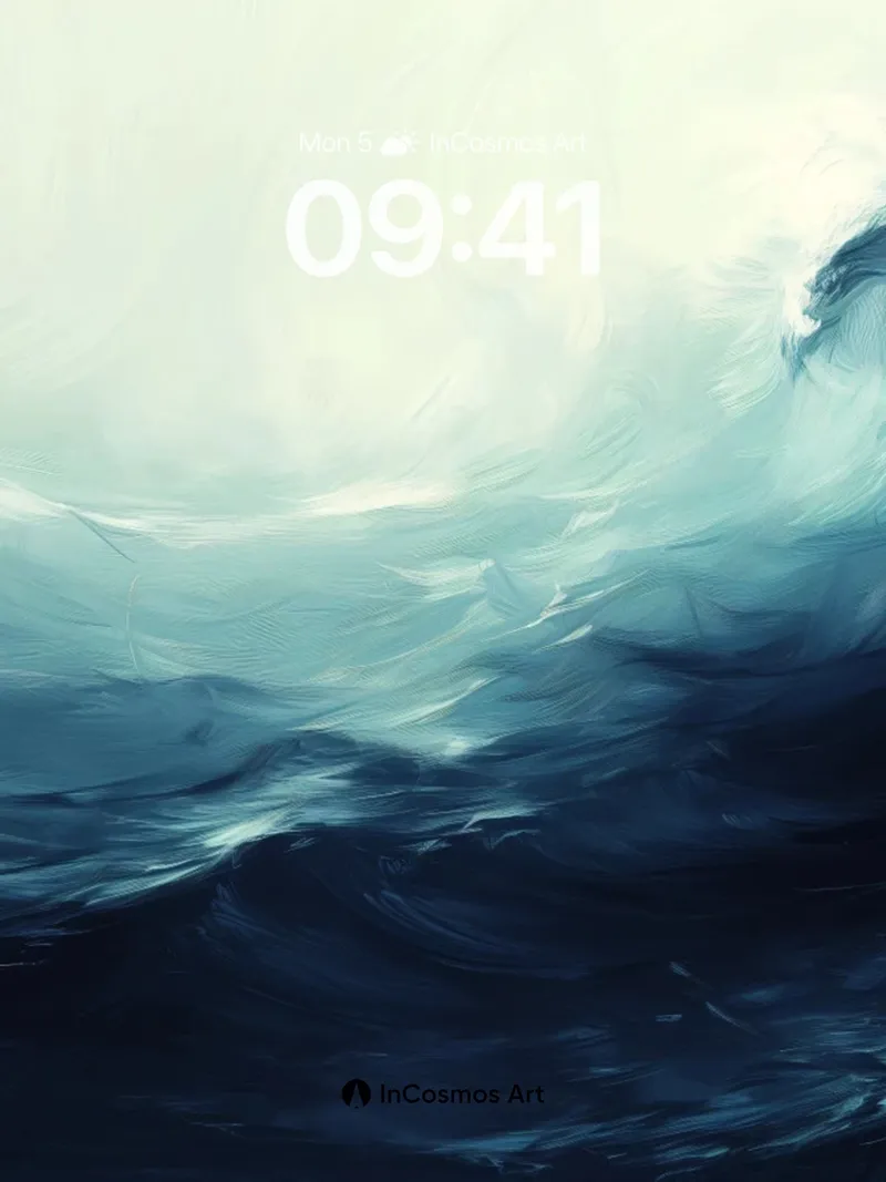 Storm Surge Wallpaper with Hokusai's Echo