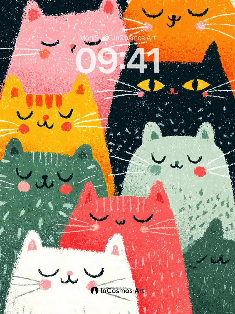 Whispering Feline Wallpaper with Velvet Hush