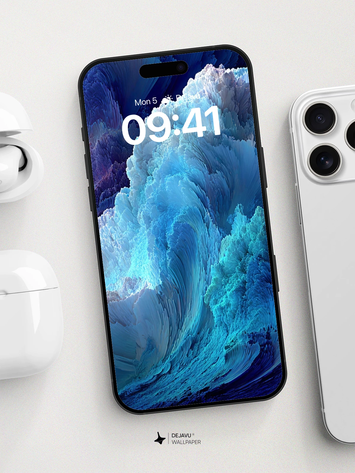 Surreal Ocean Wave Wallpaper 8K for iPhone and Android